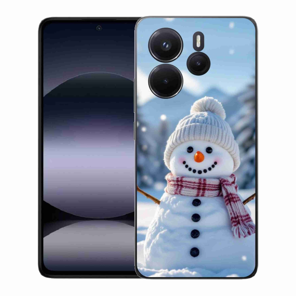 Gélový kryt mmCase na Xiaomi Redmi Note 14 - snehuliak 3