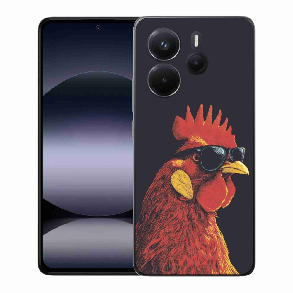 Gélový kryt mmCase na Xiaomi Redmi Note 14 - štýlový kohút