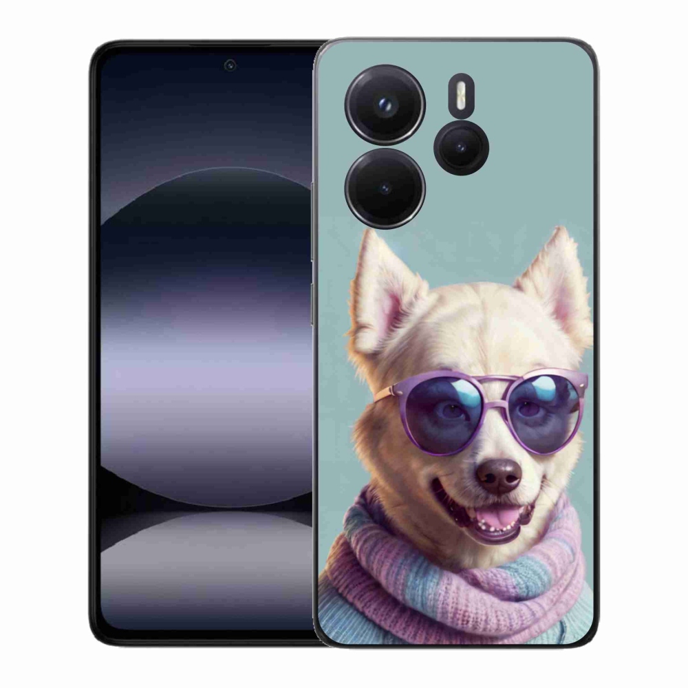 Gélový kryt mmCase na Xiaomi Redmi Note 14 - štýlový nemecký špic