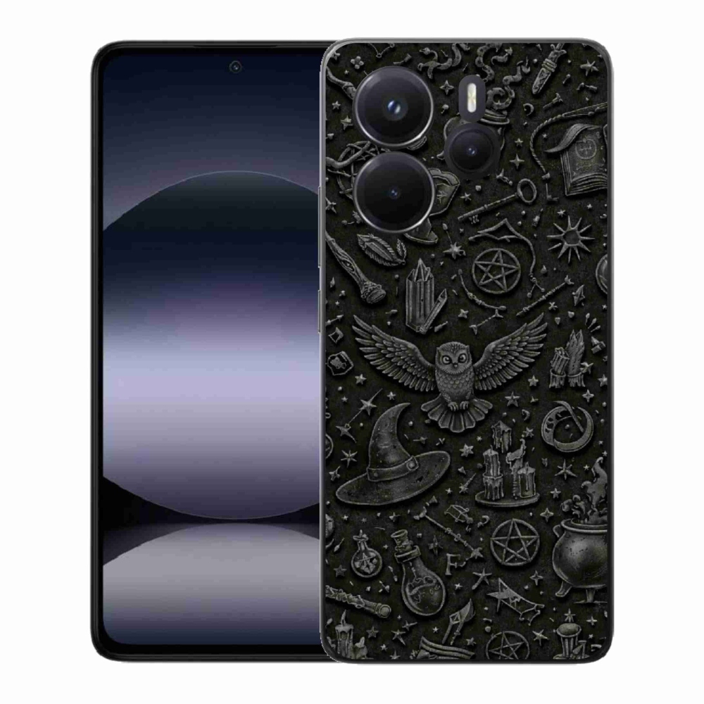 Gélový kryt mmCase na Xiaomi Redmi Note 14 - tmavý magický svet
