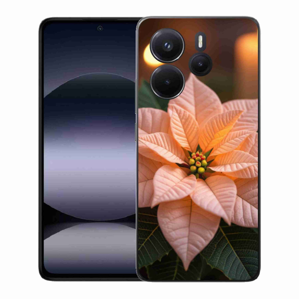 Gélový kryt mmCase na Xiaomi Redmi Note 14 - vianočná hviezda