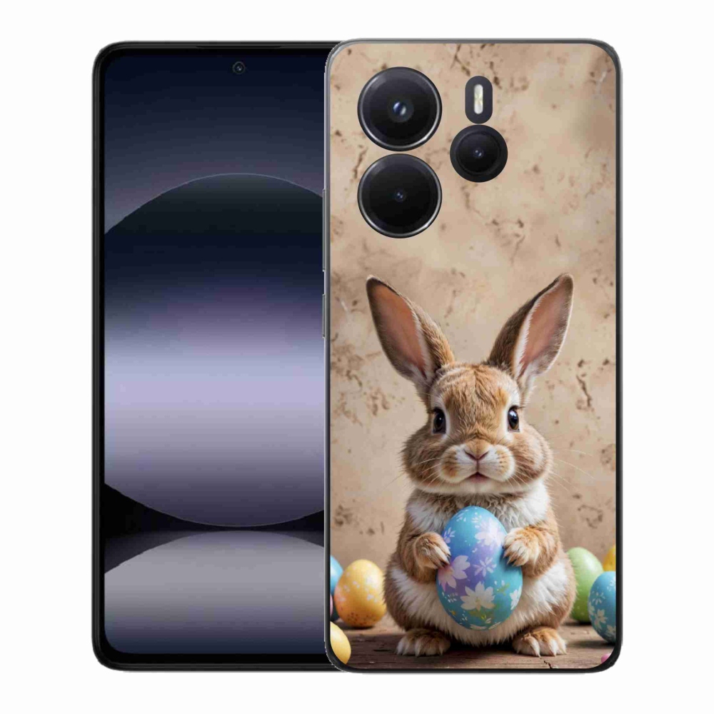 Gélový kryt mmCase na Xiaomi Redmi Note 14 - veľkonočný zajačik