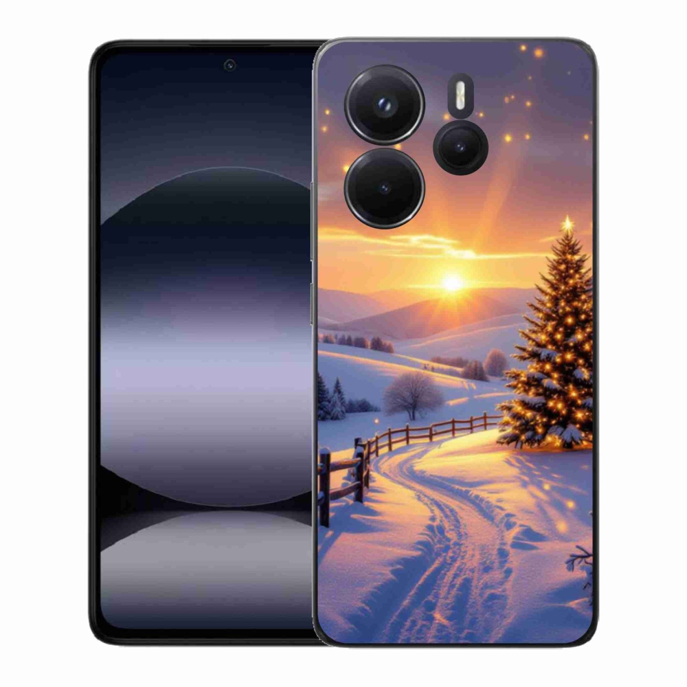 Gélový kryt mmCase na Xiaomi Redmi Note 14 - zimná krajina