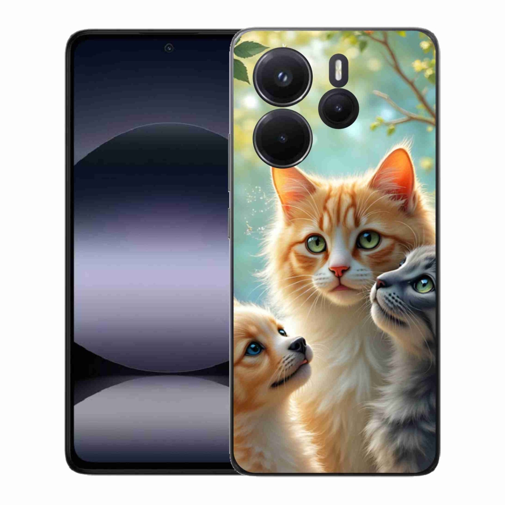 Gélový kryt mmCase na Xiaomi Redmi Note 14 - zvieracie priateľstvo 2