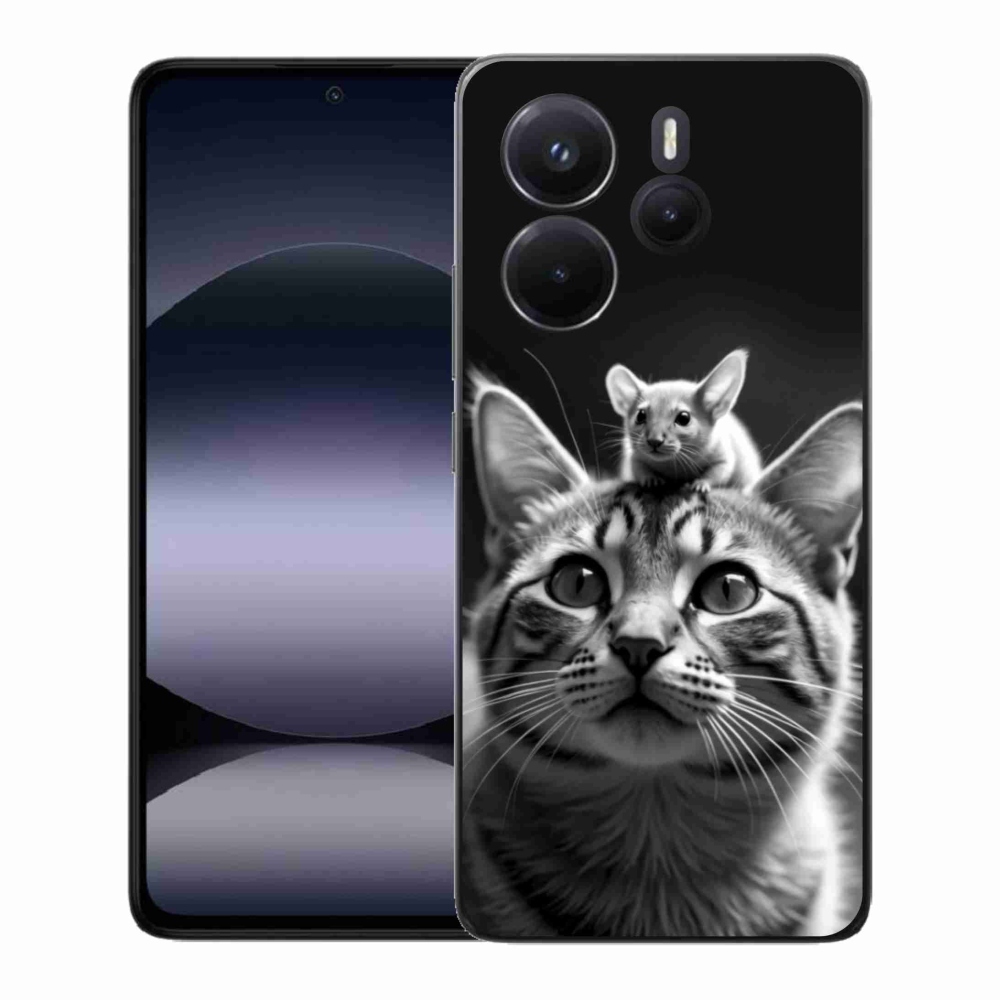 Gélový kryt mmCase na Xiaomi Redmi Note 14 - zvieracie priateľstvo 2