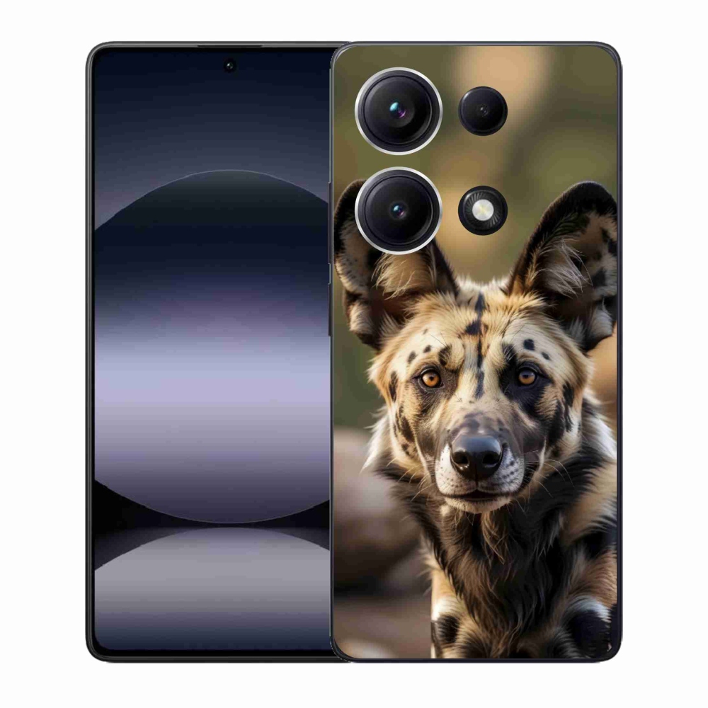Gélový kryt mmCase na Xiaomi Redmi Note 14S - africký divoký pes