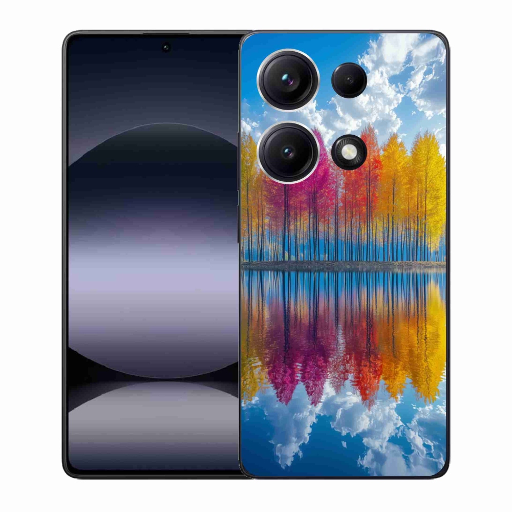 Gélový kryt mmCase na Xiaomi Redmi Note 14S - farebné stromy