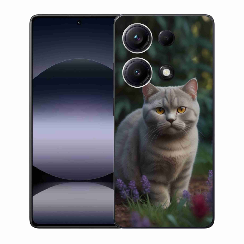 Gélový kryt mmCase na Xiaomi Redmi Note 14S - britská mačka