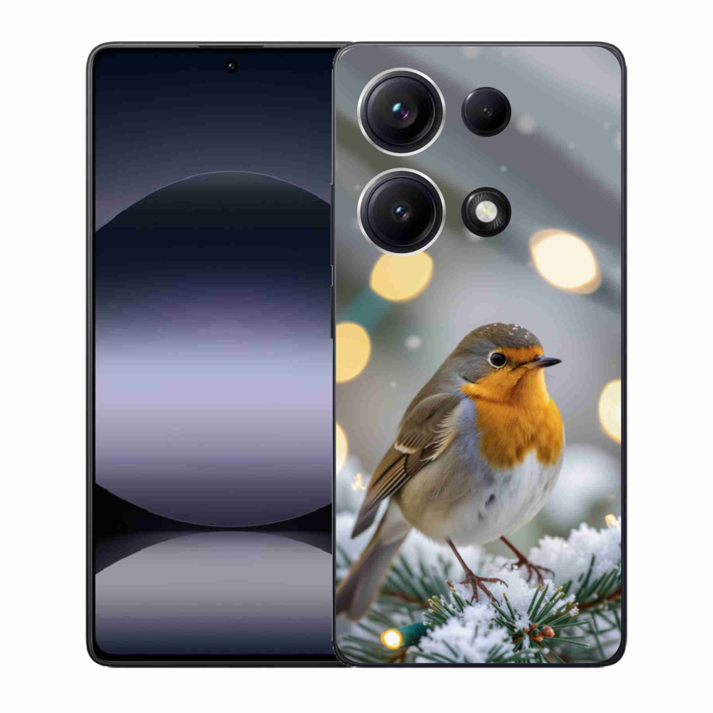 Gélový kryt mmCase na Xiaomi Redmi Note 14S - červienka v zime