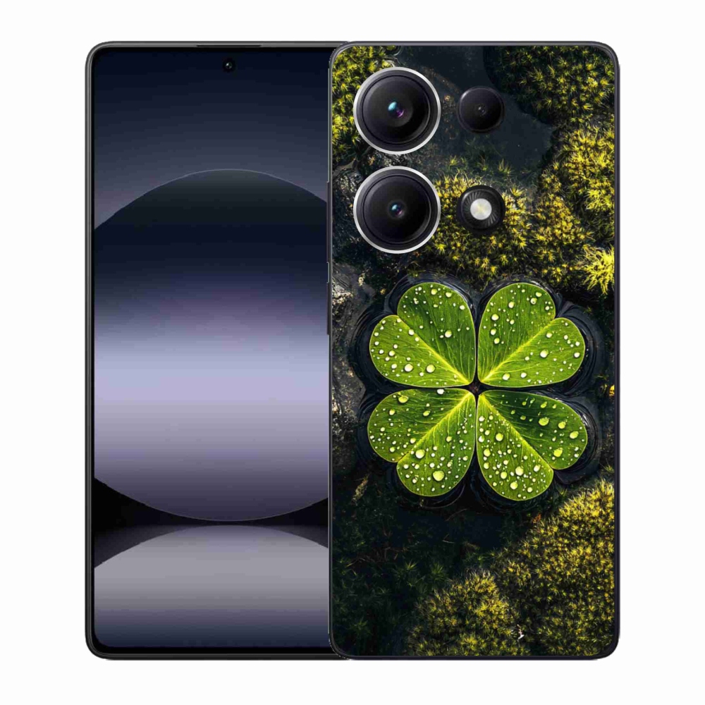 Gélový kryt mmCase na Xiaomi Redmi Note 14S - štvorlístok