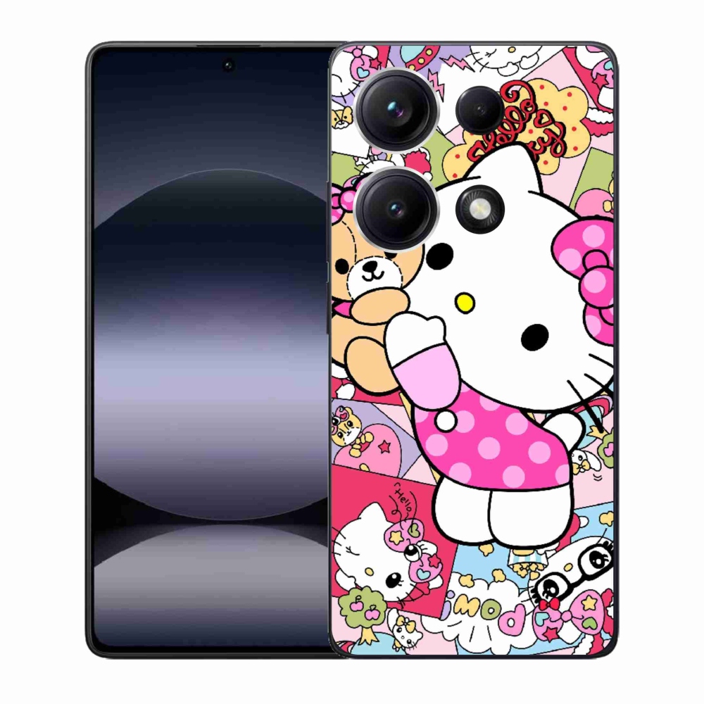 Gélový kryt mmCase na Xiaomi Redmi Note 14S - cute kitty