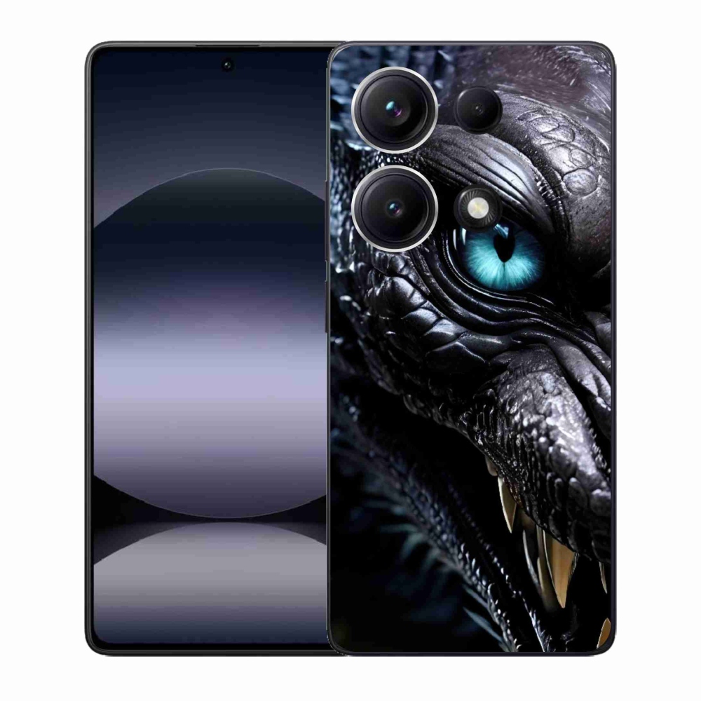 Gélový kryt mmCase na Xiaomi Redmi Note 14S - dračí pohľad