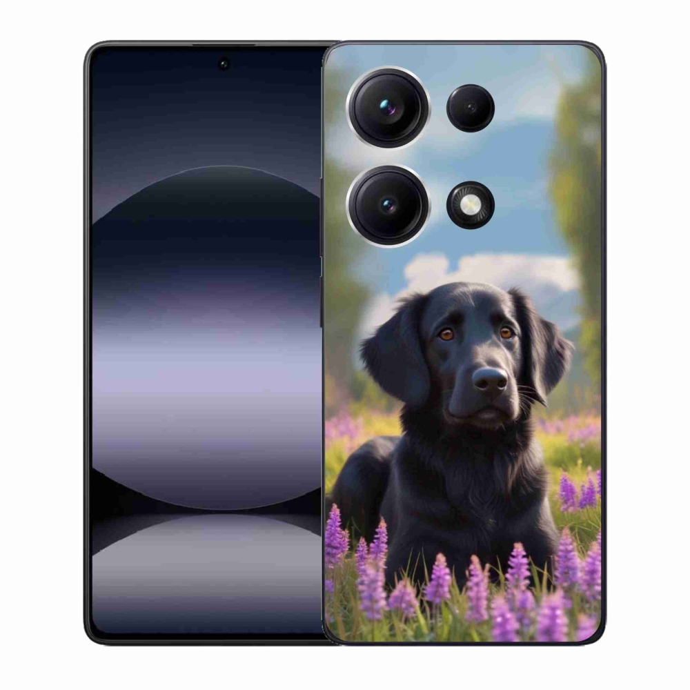 Gélový kryt mmCase na Xiaomi Redmi Note 14S - elegantný čierny retriever