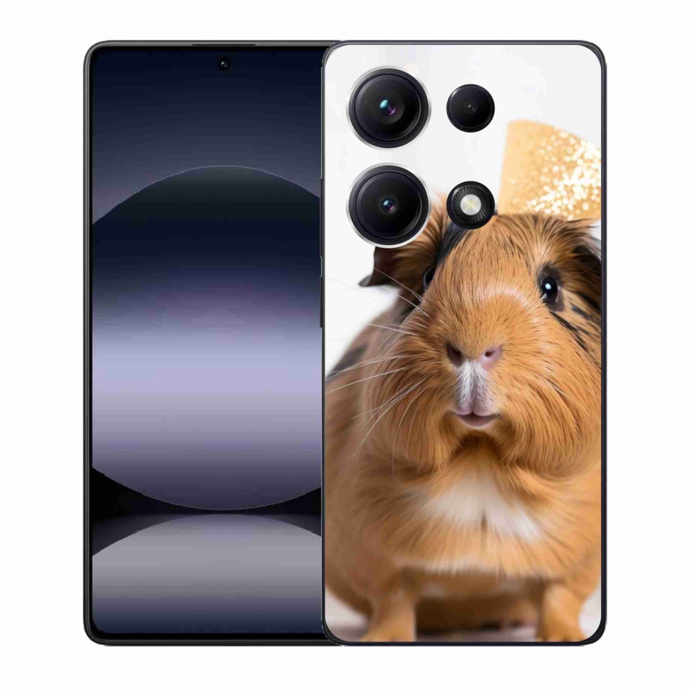 Gélový kryt mmCase na Xiaomi Redmi Note 14S - hnedé morča