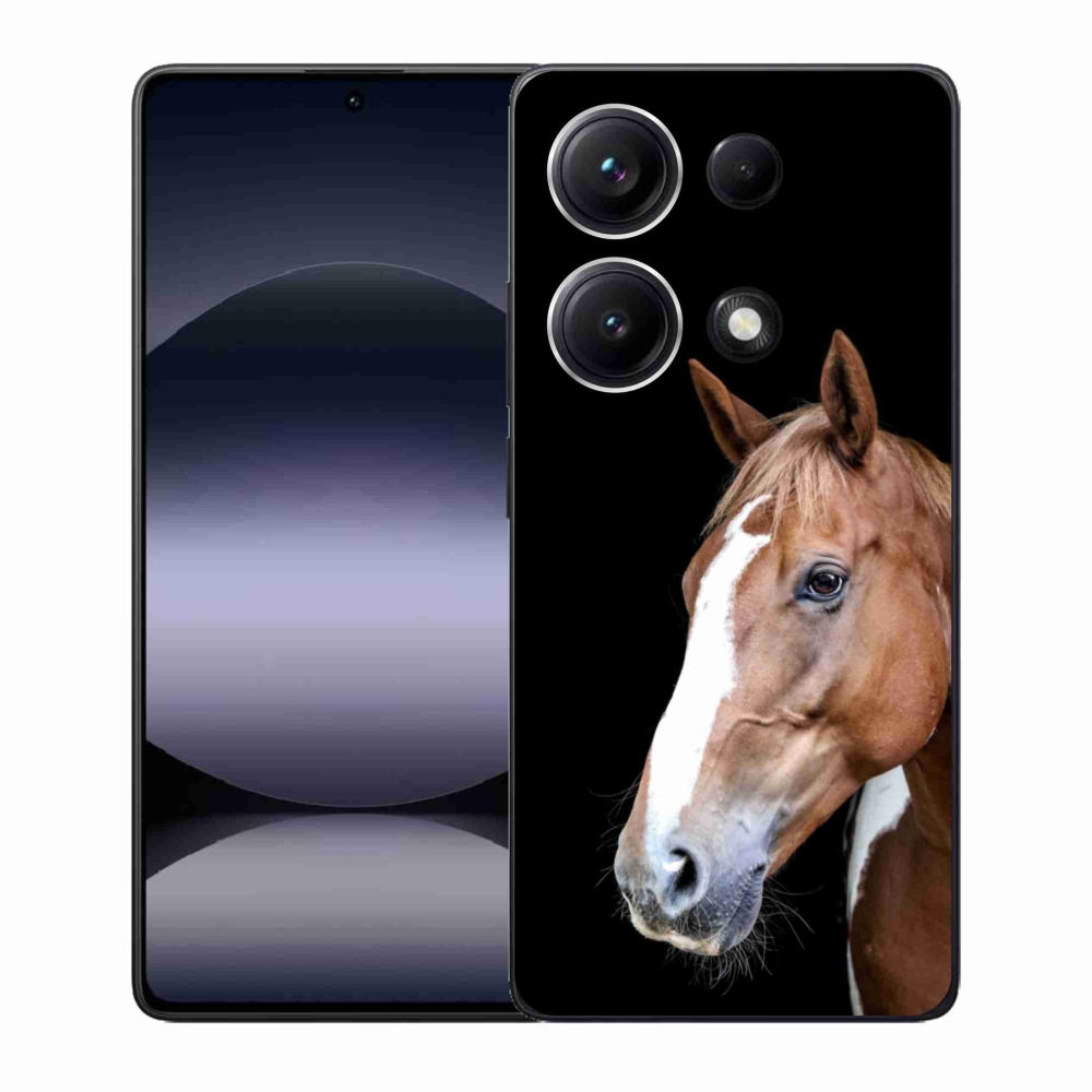 Gélový kryt mmCase na Xiaomi Redmi Note 14S - hnedý kôň 3