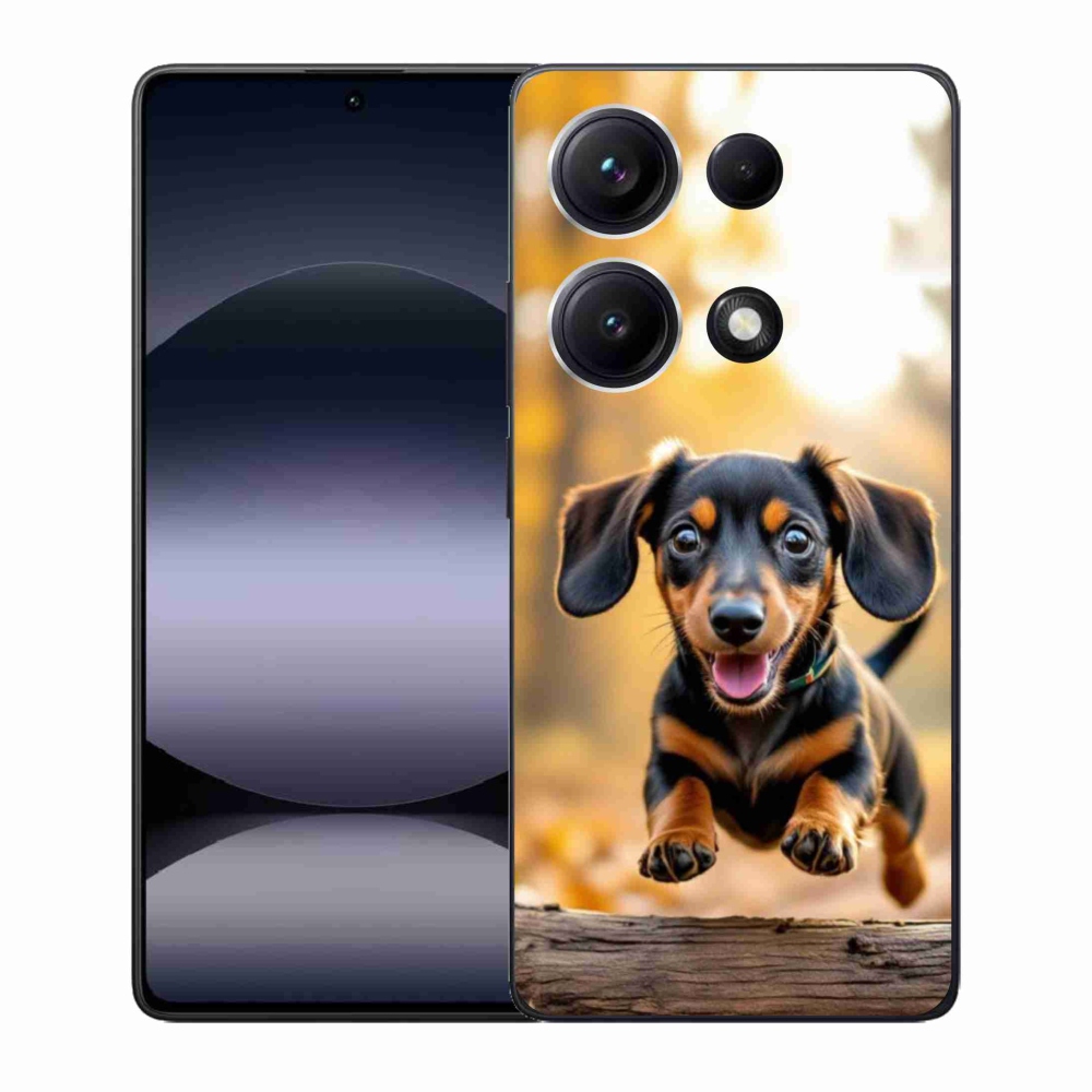 Gélový kryt mmCase na Xiaomi Redmi Note 14S - jazvečík 2