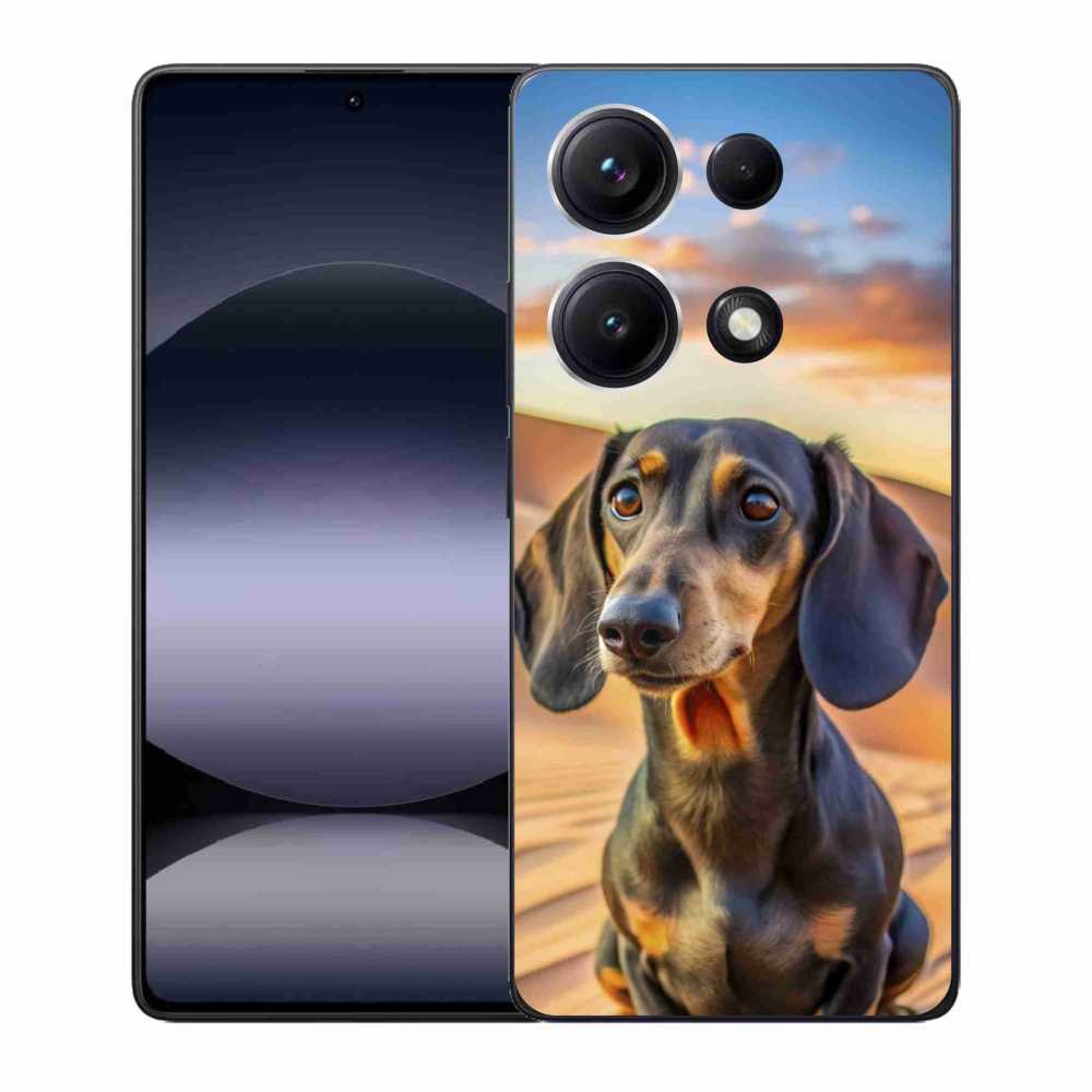 Gélový kryt mmCase na Xiaomi Redmi Note 14S - jazvečík 3