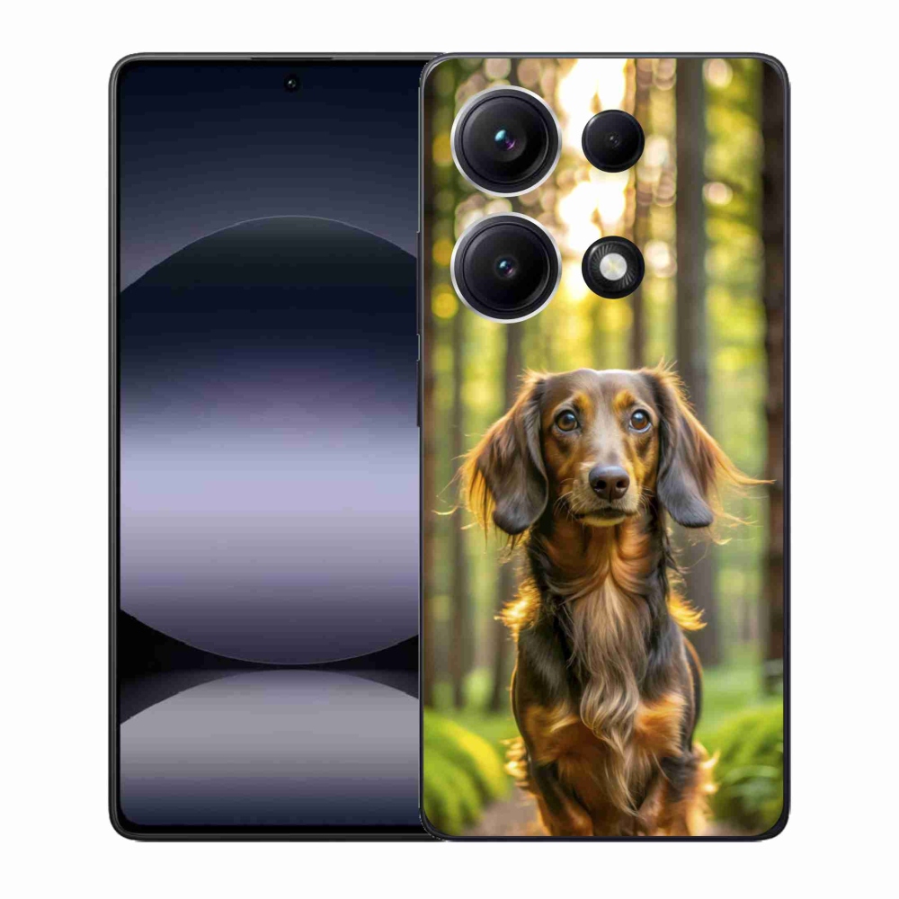 Gélový kryt mmCase na Xiaomi Redmi Note 14S - jazvečík 4