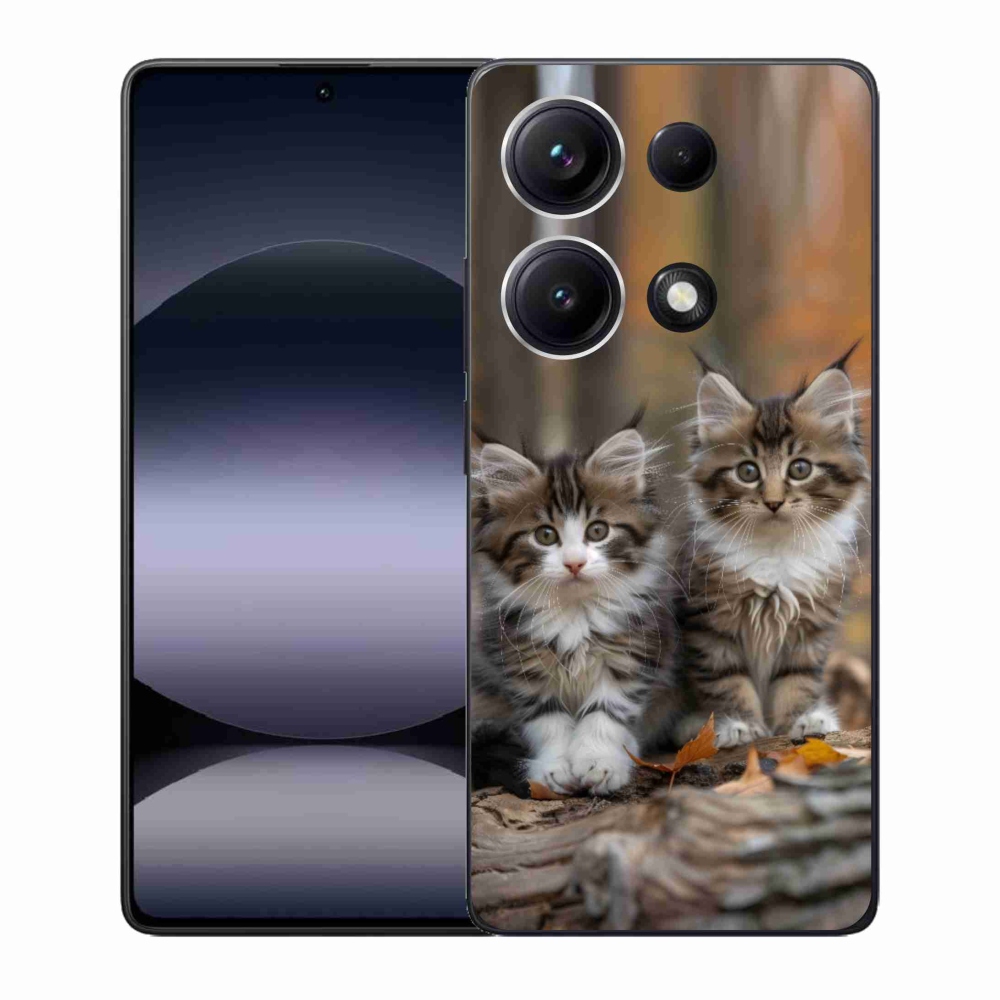 Gélový kryt mmCase na Xiaomi Redmi Note 14S - mačacie duo 3