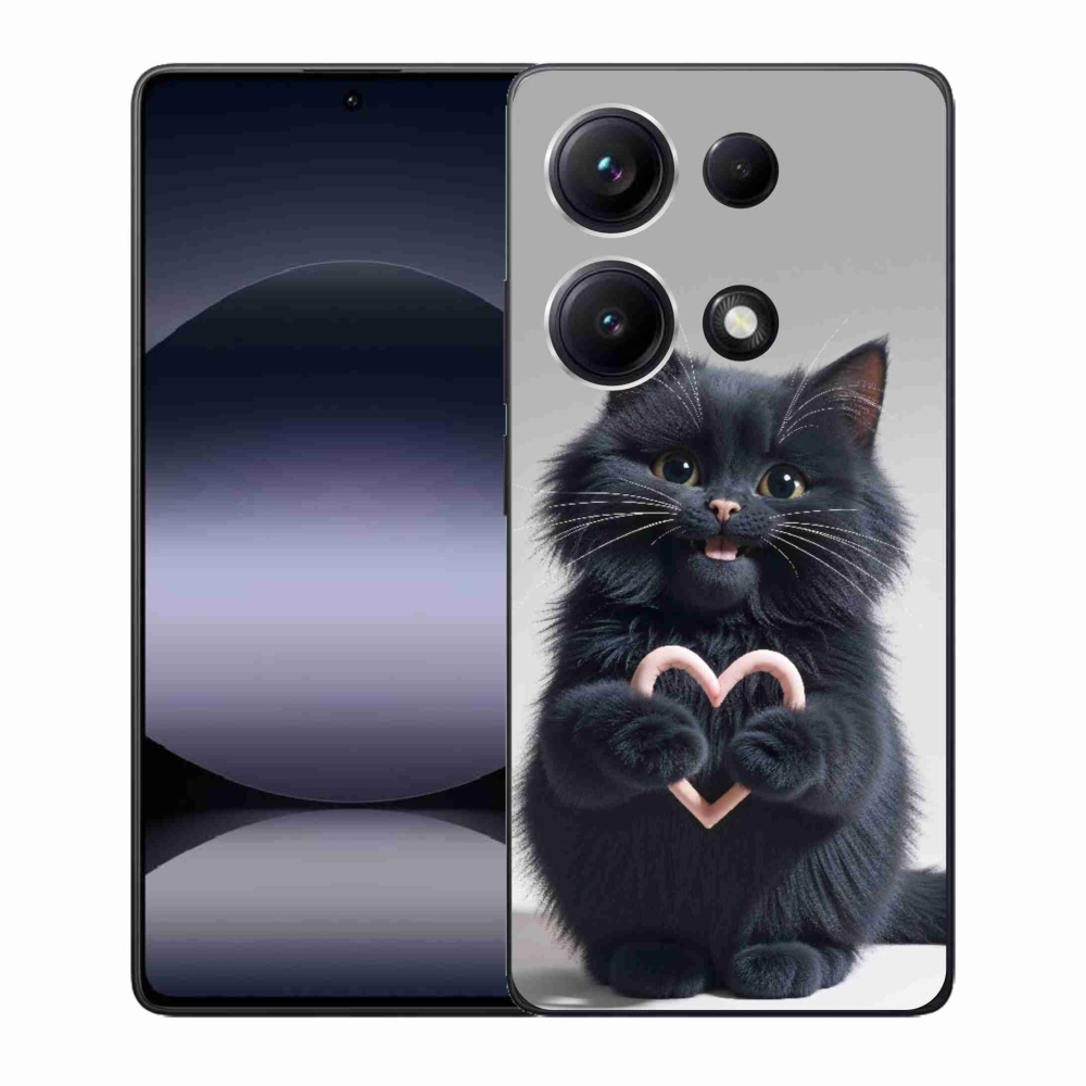 Gélový kryt mmCase na Xiaomi Redmi Note 14S - mačacia láska 3