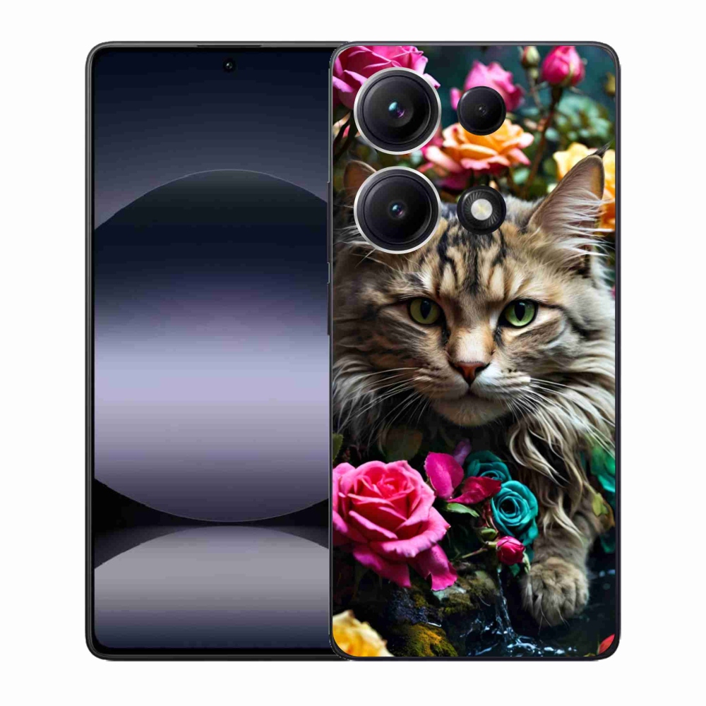 Gélový kryt mmCase na Xiaomi Redmi Note 14S - mačacie pohľad 2