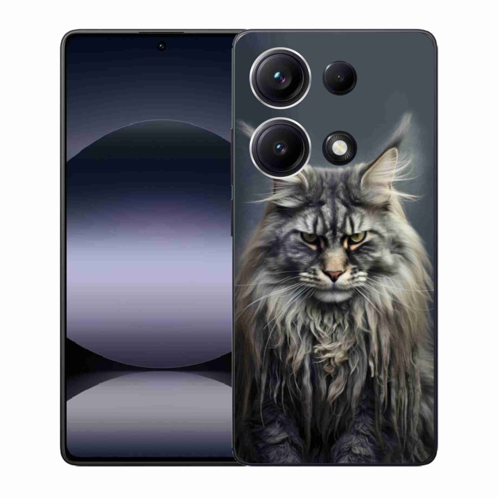 Gélový kryt mmCase na Xiaomi Redmi Note 14S - mačacie pohľad 4