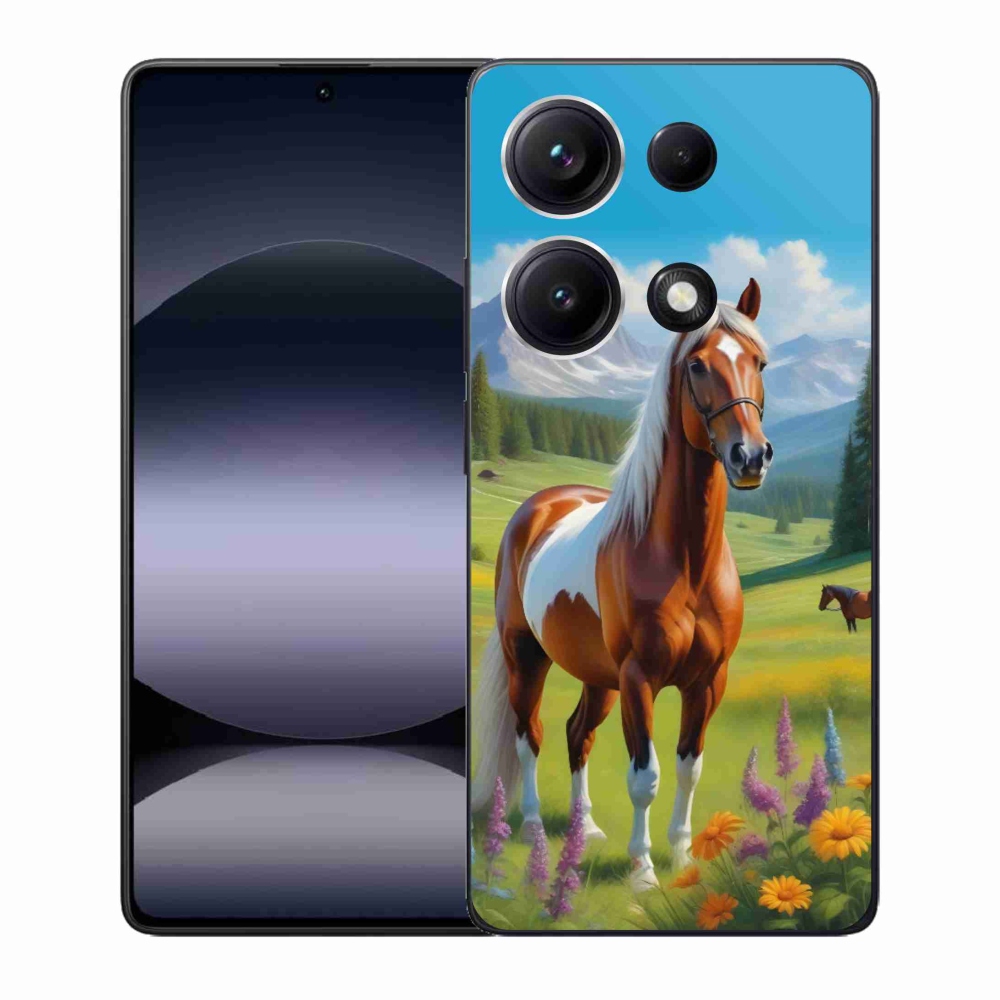 Gélový kryt mmCase na Xiaomi Redmi Note 14S - kôň na lúke
