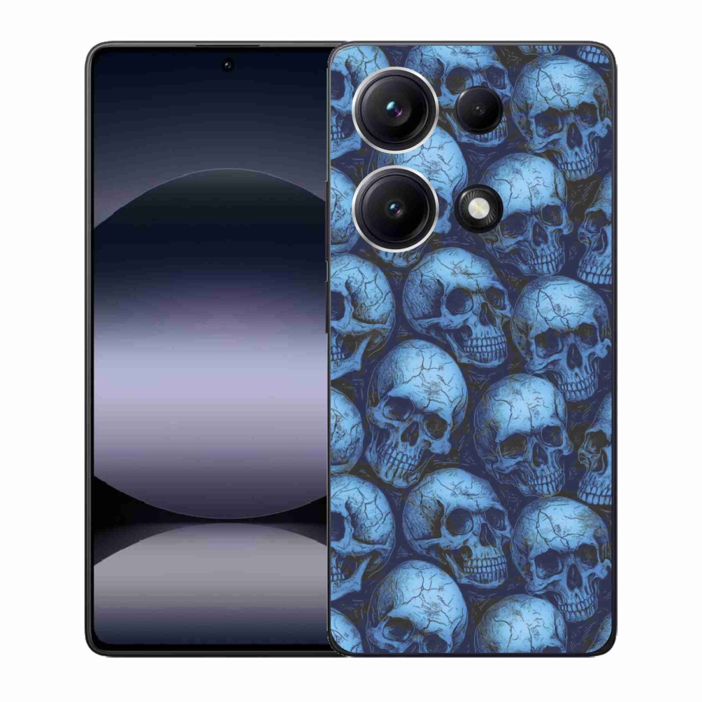 Gélový kryt mmCase na Xiaomi Redmi Note 14S - lebky