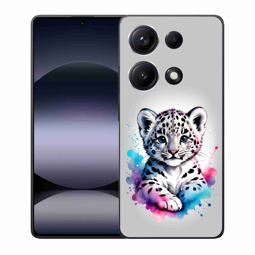 Gélový kryt mmCase na Xiaomi Redmi Note 14S - leopardej mláďa