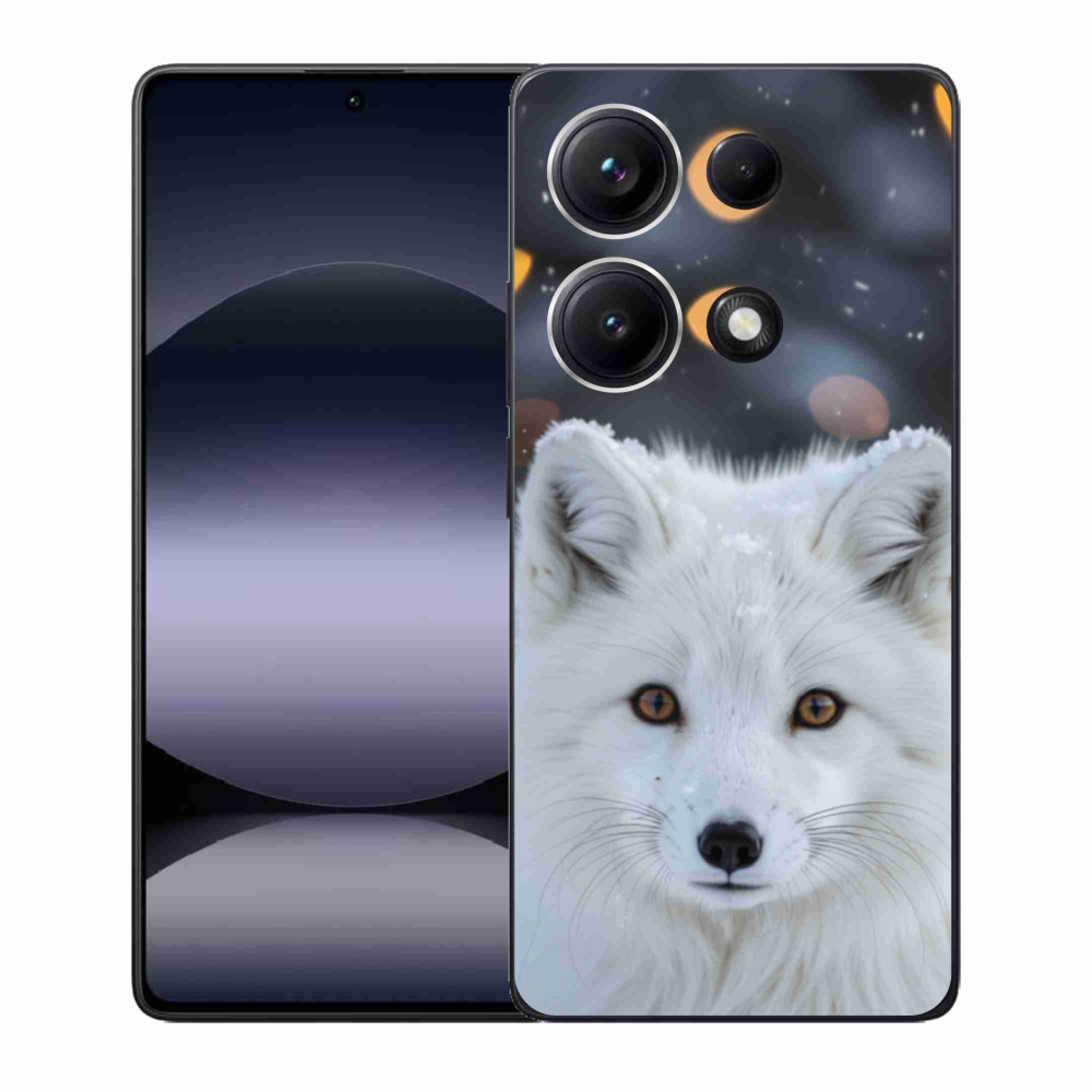 Gélový kryt mmCase na Xiaomi Redmi Note 14S - líška polárna