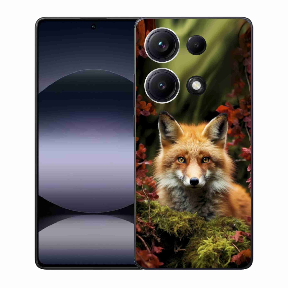 Gélový kryt mmCase na Xiaomi Redmi Note 14S - líška v lese