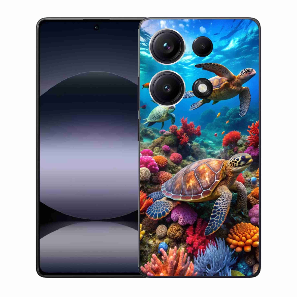 Gélový kryt mmCase na Xiaomi Redmi Note 14S - morský svet 2