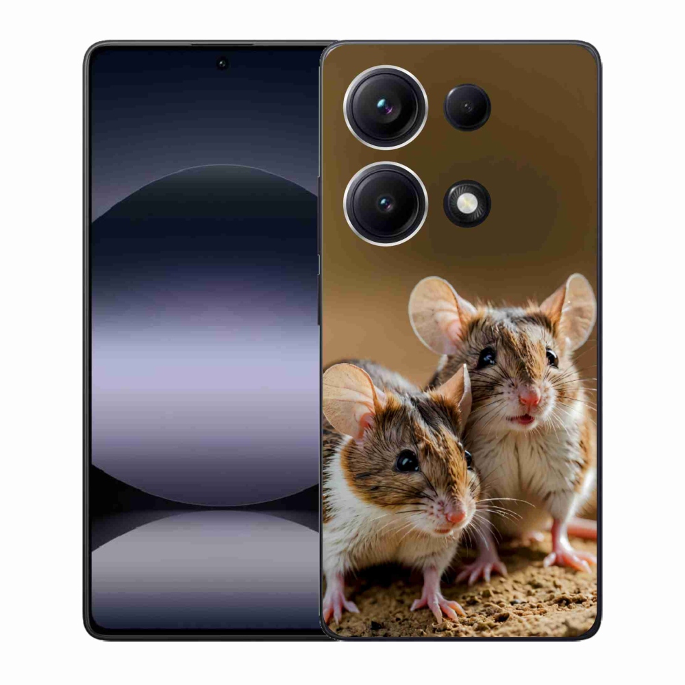 Gélový kryt mmCase na Xiaomi Redmi Note 14S - myší duo