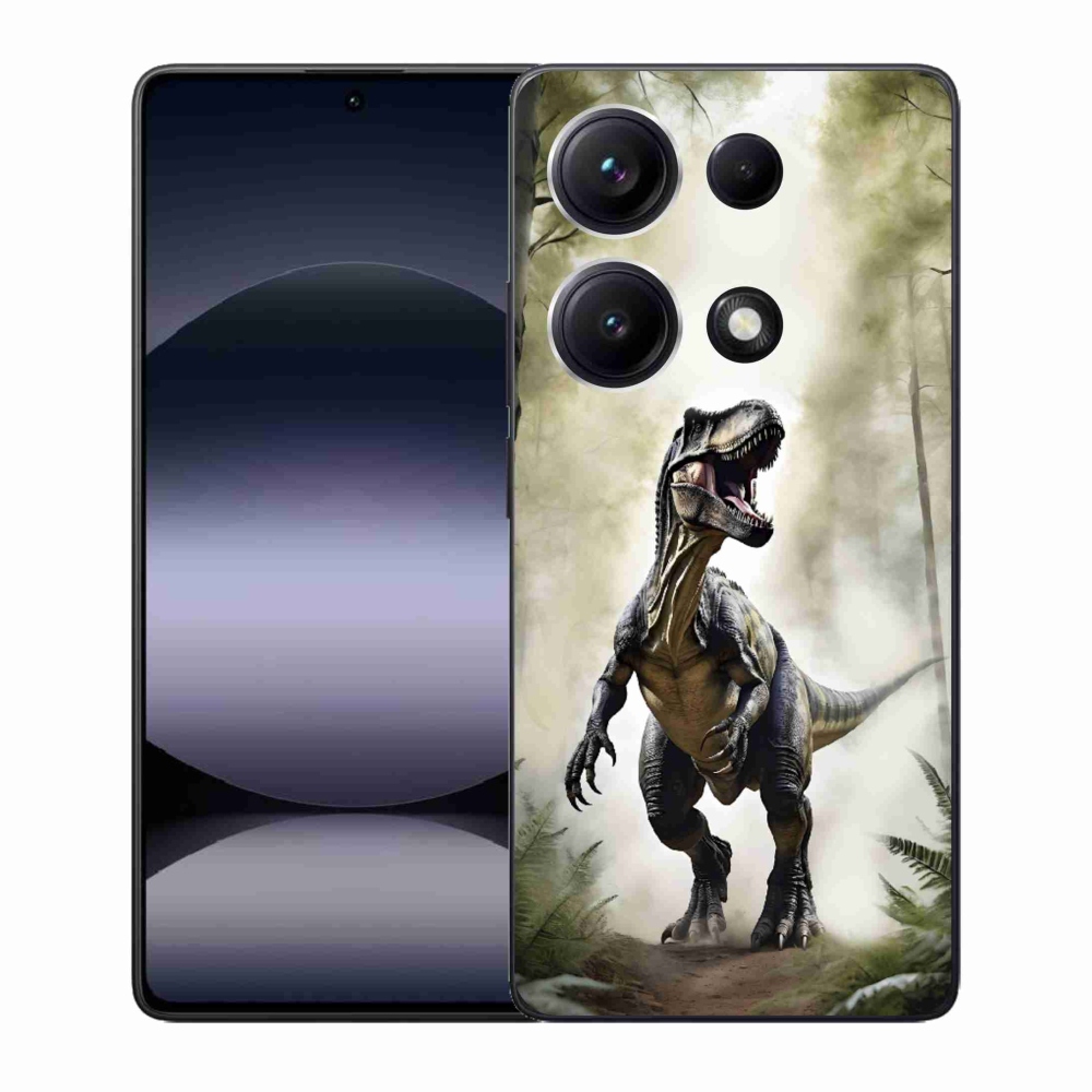 Gélový kryt mmCase na Xiaomi Redmi Note 14S - naštvaný T-Rex
