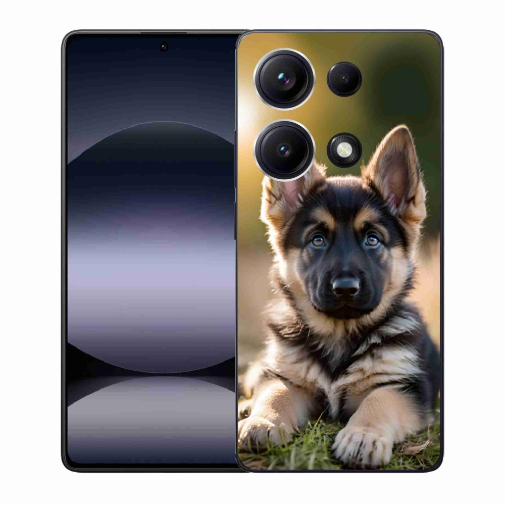 Gélový kryt mmCase na Xiaomi Redmi Note 14S - nemecký ovčiak v prírode