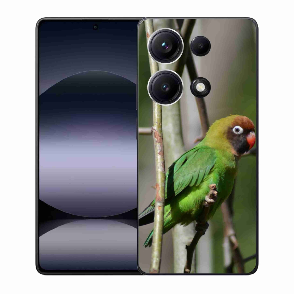 Gélový kryt mmCase na Xiaomi Redmi Note 14S - papagáj agapornis