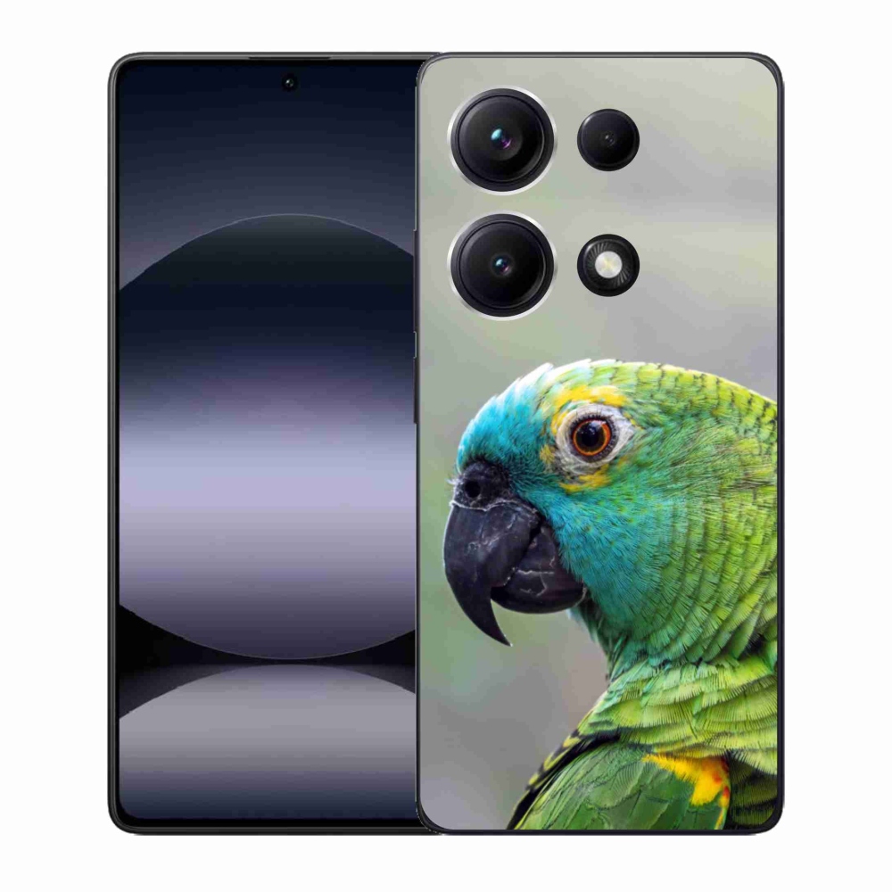 Gélový kryt mmCase na Xiaomi Redmi Note 14S - papagáj amazoňan