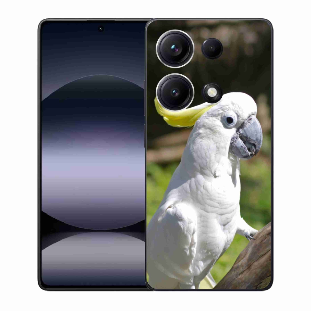 Gélový kryt mmCase na Xiaomi Redmi Note 14S - papagáj kakadu 2