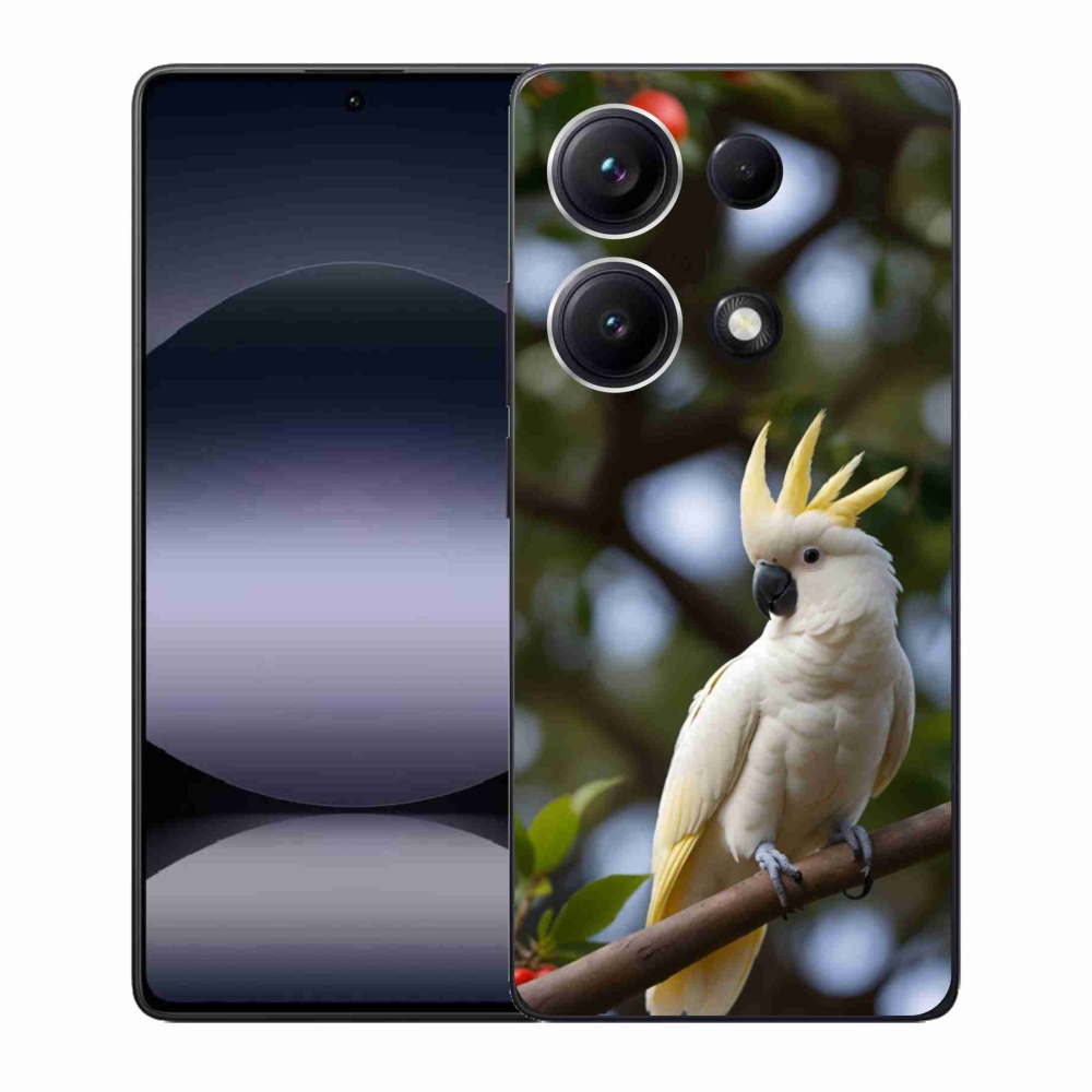 Gélový kryt mmCase na Xiaomi Redmi Note 14S - papagáj kakadu 3