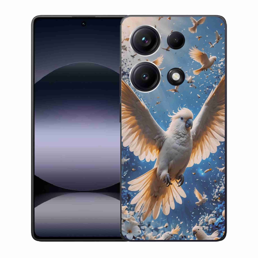 Gélový kryt mmCase na Xiaomi Redmi Note 14S - papagáj kakadu