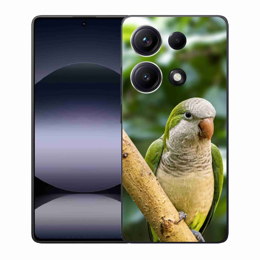 Gélový kryt mmCase na Xiaomi Redmi Note 14S - papagáj mníšok