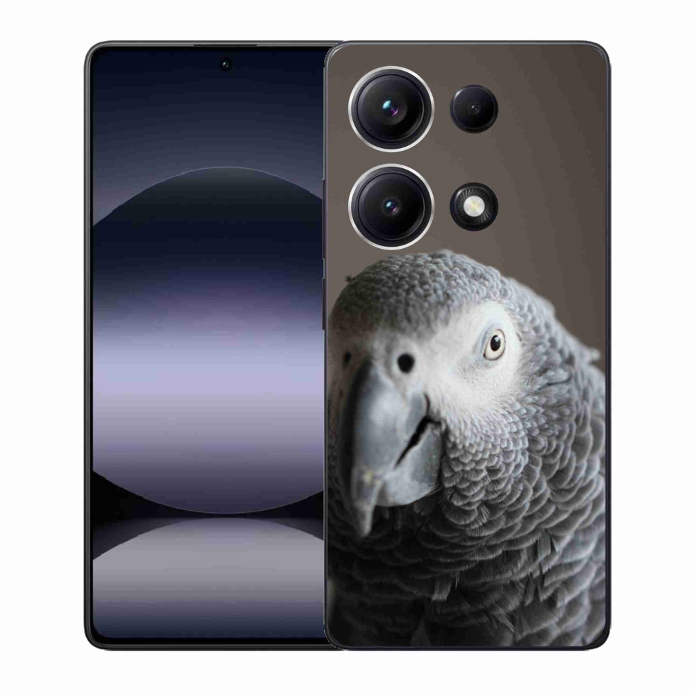 Gélový kryt mmCase na Xiaomi Redmi Note 14S - papagáj žako 2