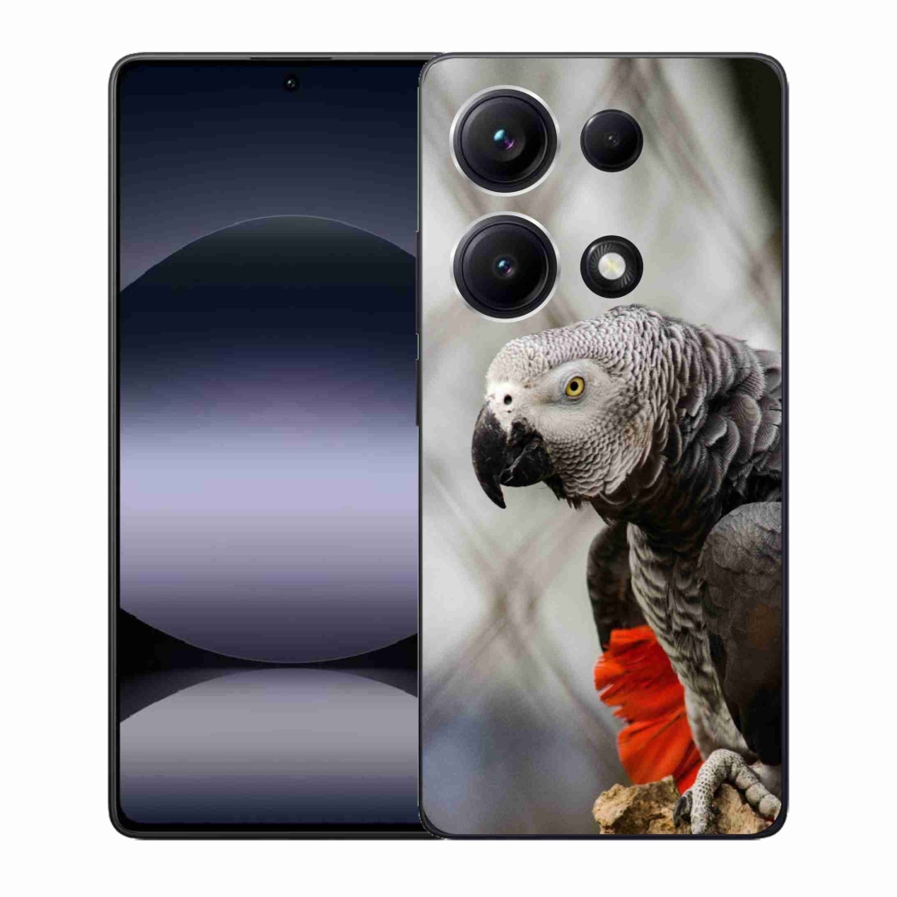 Gélový kryt mmCase na Xiaomi Redmi Note 14S - papagáj žako 3