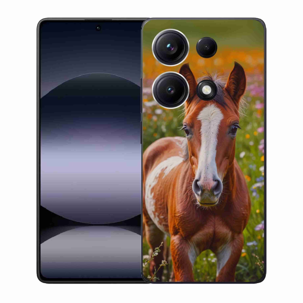 Gélový kryt mmCase na Xiaomi Redmi Note 14S - roztomilé žriebä