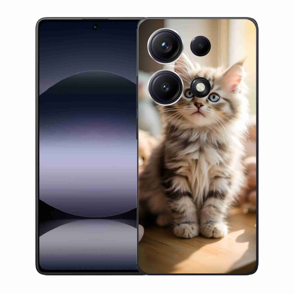 Gélový kryt mmCase na Xiaomi Redmi Note 14S - roztomilé mačiatko 10