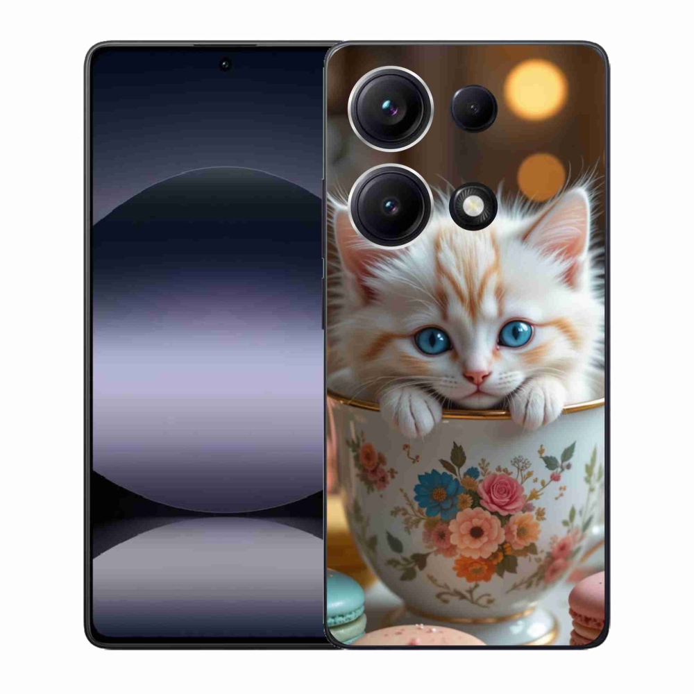 Gélový kryt mmCase na Xiaomi Redmi Note 14S - roztomilé mačiatko 6