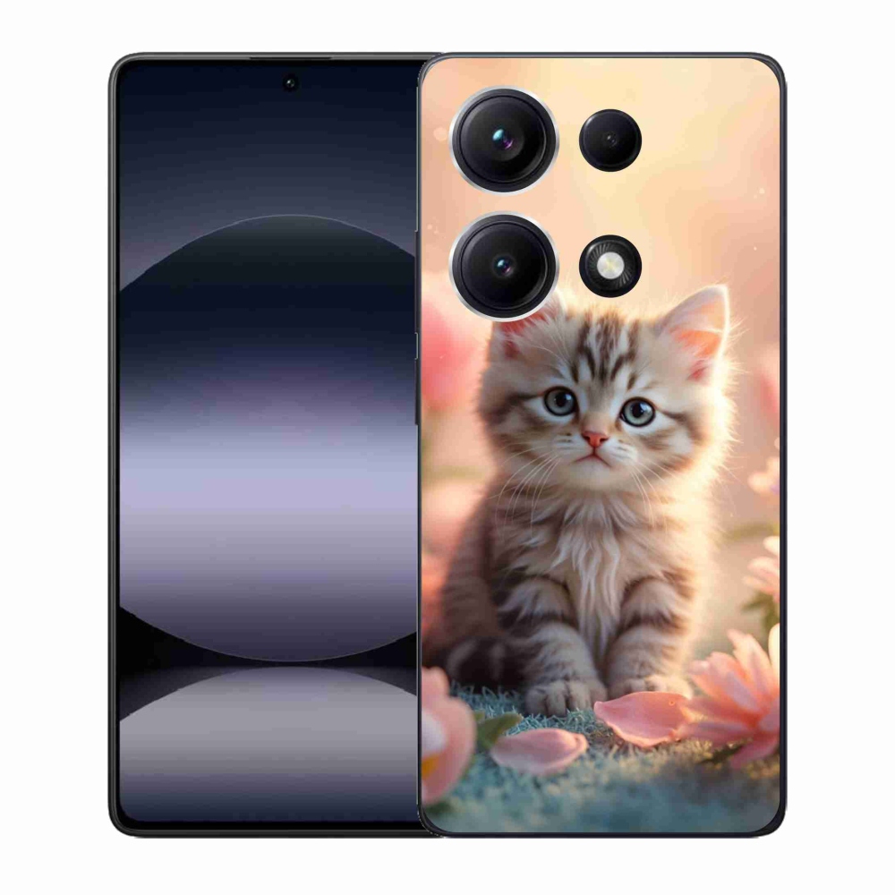 Gélový kryt mmCase na Xiaomi Redmi Note 14S - roztomilé mačiatko 8