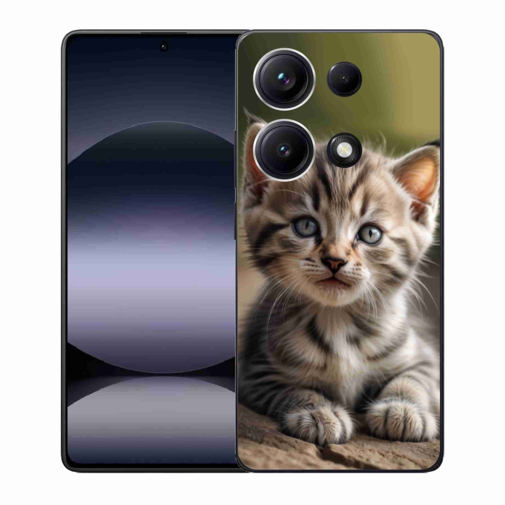 Gélový kryt mmCase na Xiaomi Redmi Note 14S - roztomilé mačiatko 9