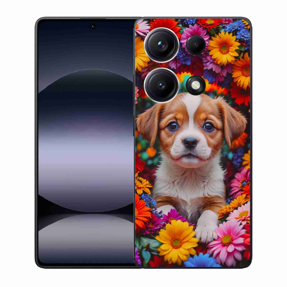 Gélový kryt mmCase na Xiaomi Redmi Note 14S - roztomilé šteňa