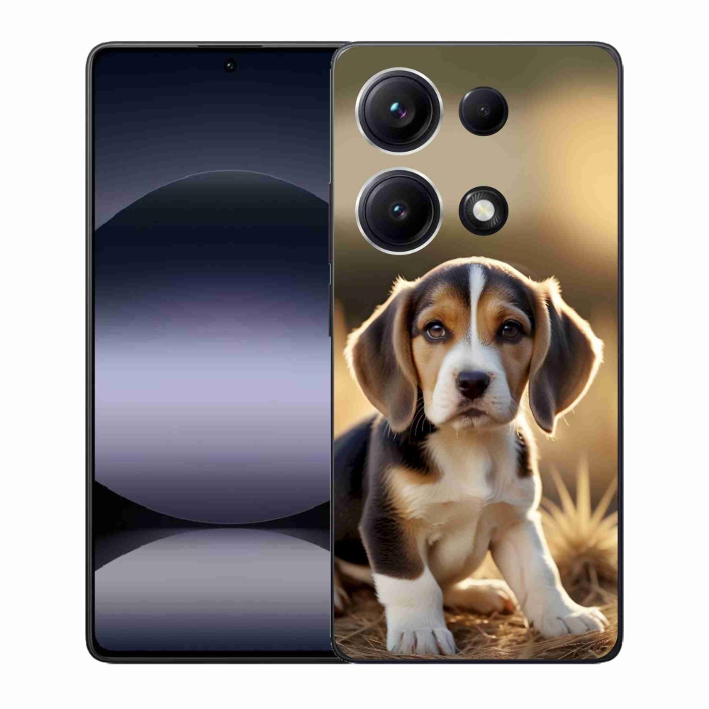 Gélový kryt mmCase na Xiaomi Redmi Note 14S - roztomilý bígl